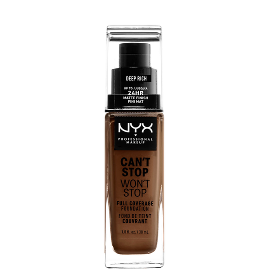 NYX Professional Makeup Can't Stop Won't Stop 24 Hour Foundation (olika nyanser) - Deep Rich