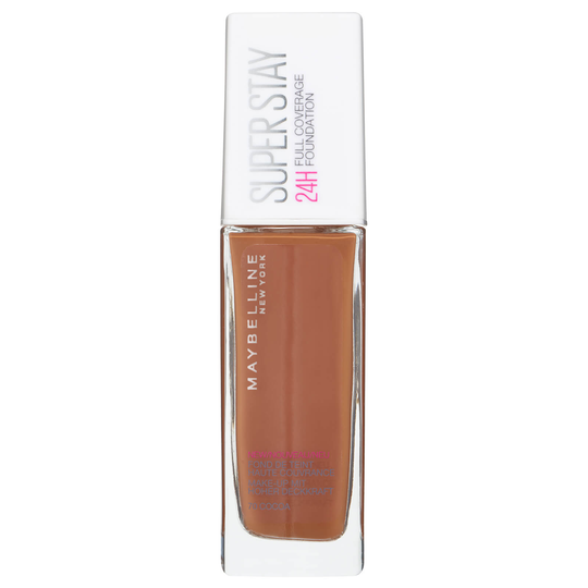 Maybelline Superstay 24H Liquid Foundation (olika nyanser) - 70 Cocoa