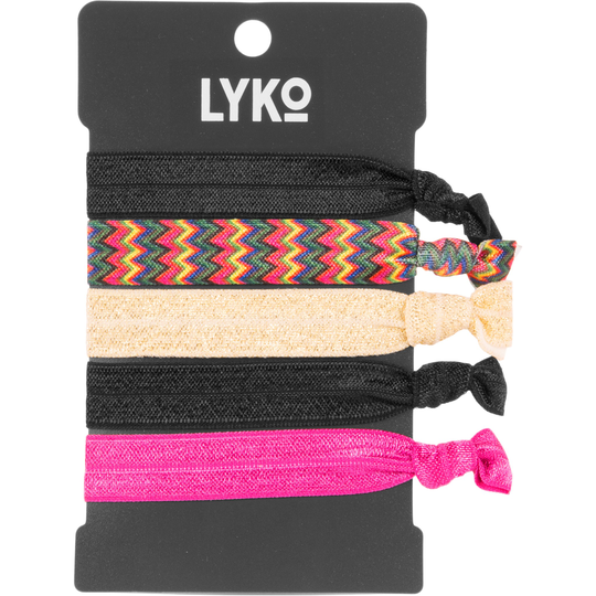 By Lyko Hair Bandsar Fushia Hair Ties Fushia