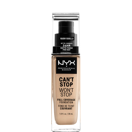 NYX Professional Makeup Can't Stop Won't Stop 24 Hour Foundation (olika nyanser) - Warm Vanilla