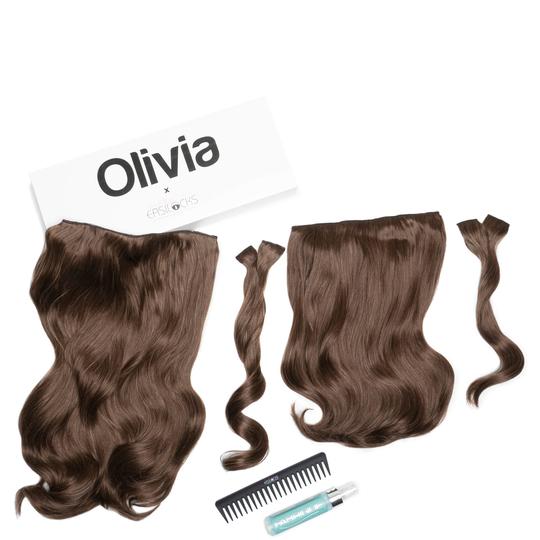 Olivia X Easilocks Wavy Collection (Various Options) - Brown Cocoa