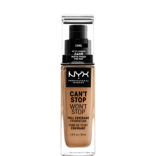 NYX Professional Makeup Can't Stop Won't Stop 24 Hour Foundation (olika nyanser) - Camel