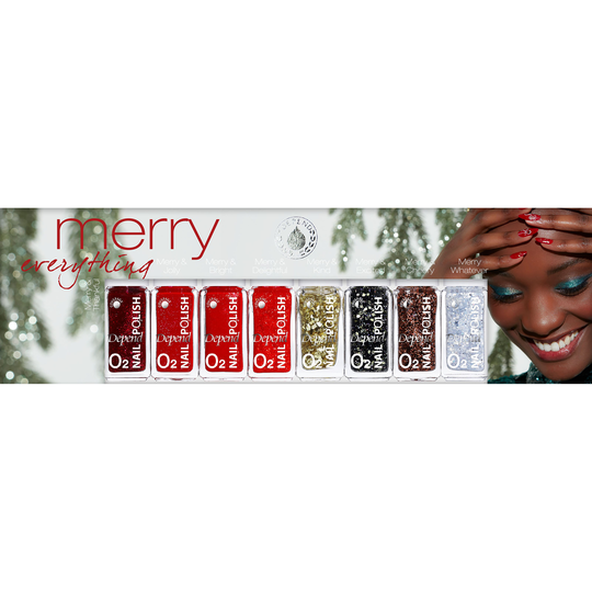 Depend O2 Merry Everything Collection Box