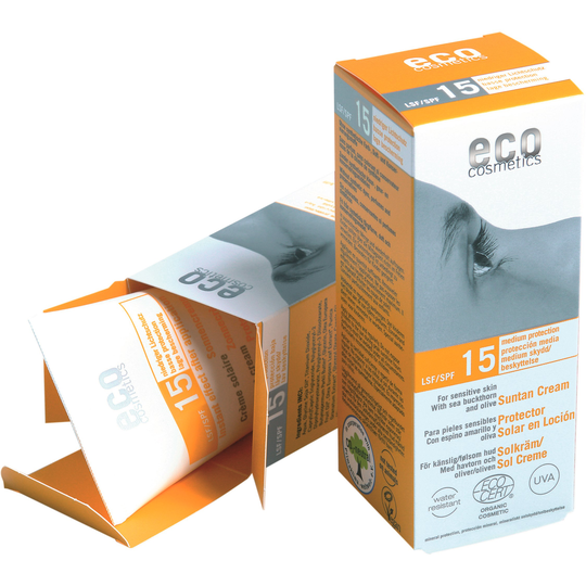 Eco Cosmetics Solkräm 15 Spf Havtorn 75 ml