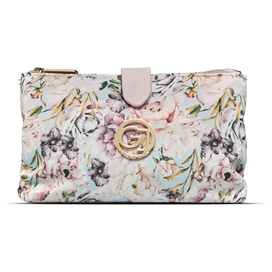 Gillian Jones The Weekender Makeup Purse - Large Flowered