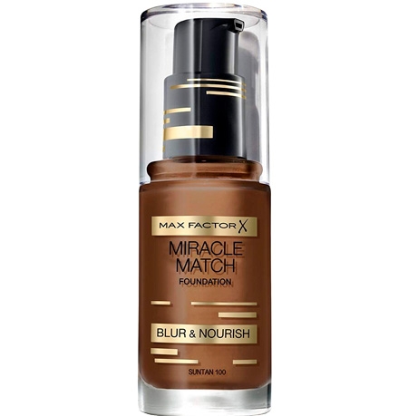 Max Factor Miracle Match Foundation - 100 Sun Tan