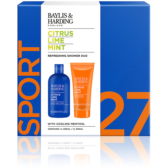 Baylis & Harding Men's Citrus Lime & Mint Hair & Body Duo Set