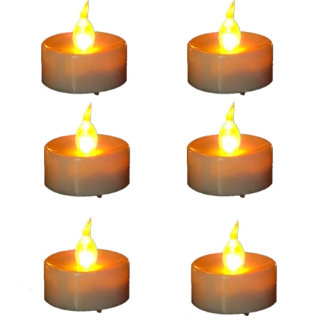 LED Batteridrivna Värmeljus - 6 st