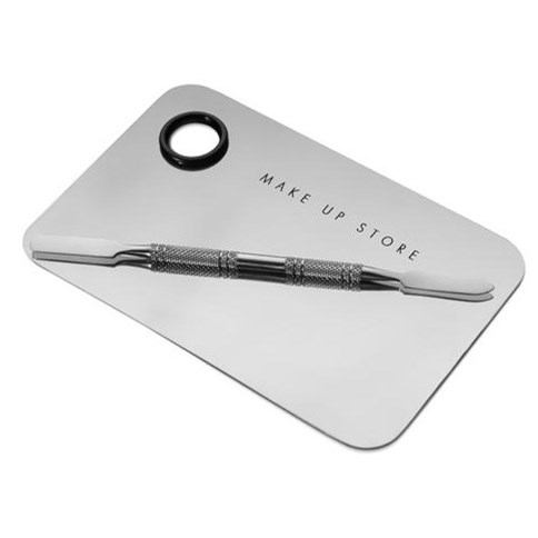 Make Up Store Steel Tray With Spatula