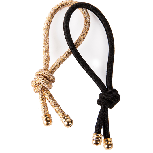 By Lyko Hair Tie Tinsel 2-Pack Gold