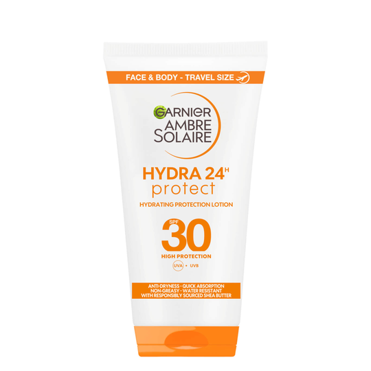 Garnier Ambre Solaire Ultra-Hydrating Sun Cream SPF 30 50 ml Travel Size
