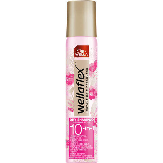 Wella Styling Wellaflex Dry Shampoo Sensual Rose 180 ml