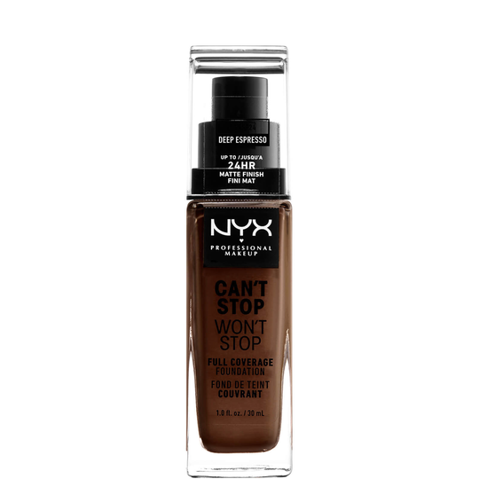 NYX Professional Makeup Can't Stop Won't Stop 24 Hour Foundation (olika nyanser) - Deep Espresso