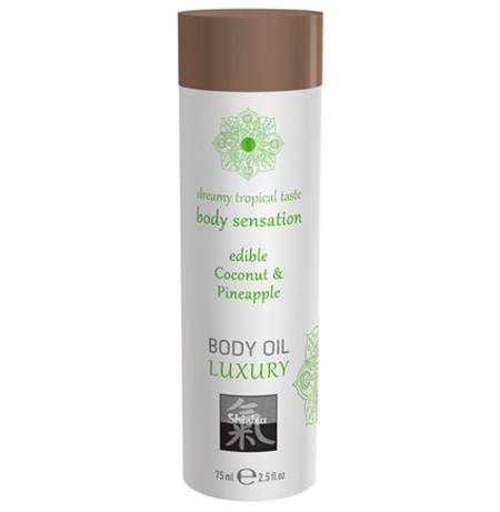 Shiatsu Luxury Coconut & Pineapple Massageolja - 75ml