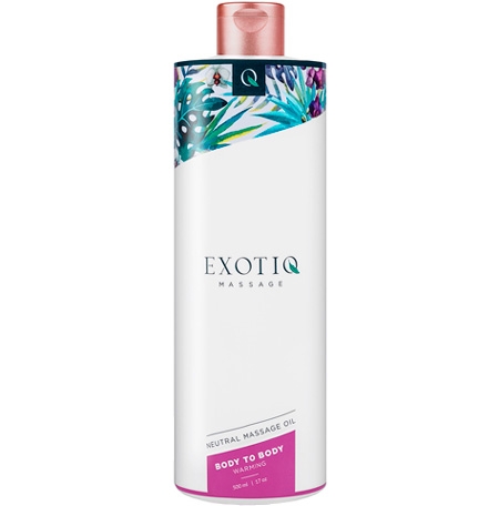 Exotiq Body to Body Värmande Massage Olja - 500ml