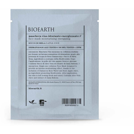 Bioearth Sheetmask Moisturizing Energizing 15 ml