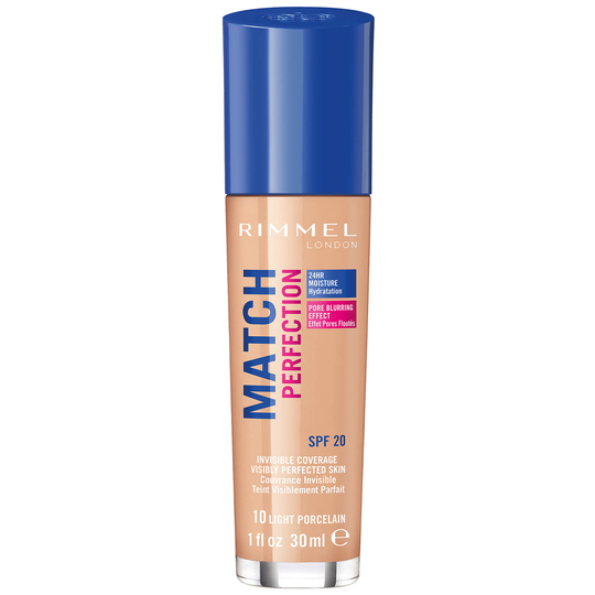 Rimmel Match Perfection Foundation (olika nyanser) - Light Porcelain