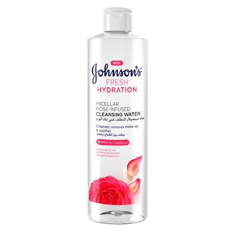 Johnson's Johnsons Färsk Hydrering Vatten Reste Sig Infunderad Ansiktsrengöring - 400ML