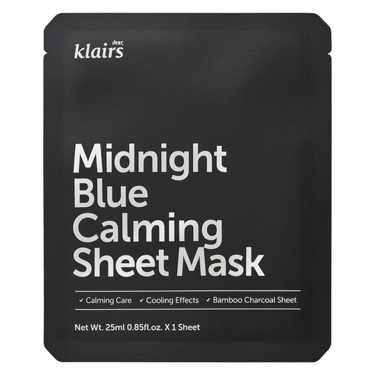 Midnight Blue Calming Facial Sheet Mask 25 ml