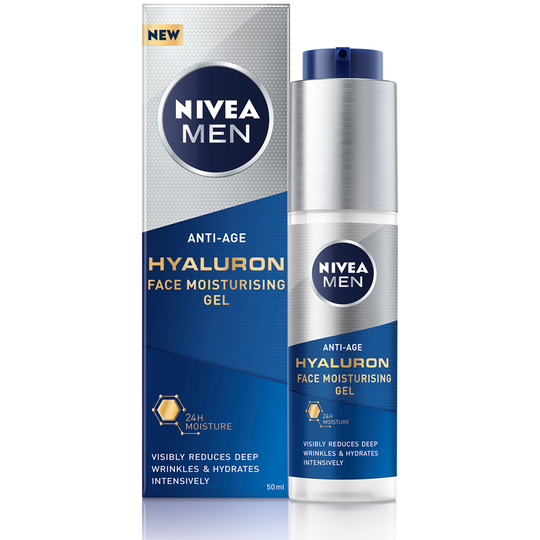 NIVEA For Men Anti Age Hyaluron Face Gel 50 ml