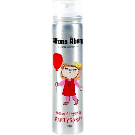 Alfons Åberg Millas färgglada partyspray 80 ml