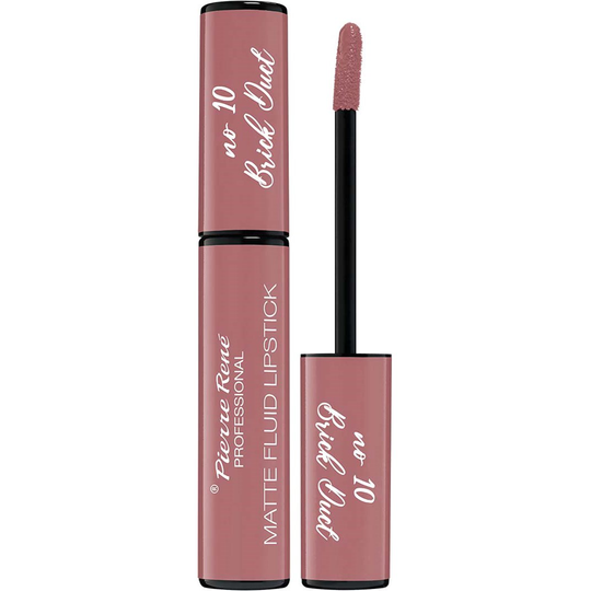 Pierre Rene Matte Fluid Lipstick 10 Brick Dust