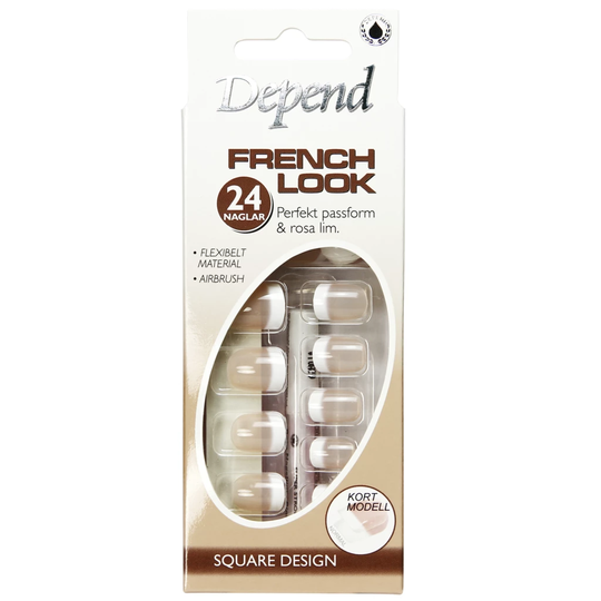 French Look Kit Beige, Square design, Kort