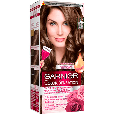 Garnier Färg Förnimmelser Hårfärg - 5.0 Lysande Brunett