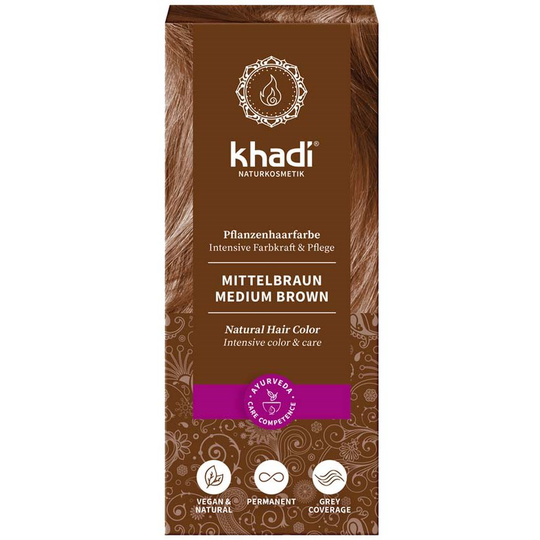 Khadi Herbal Hair Colour Medium Brown