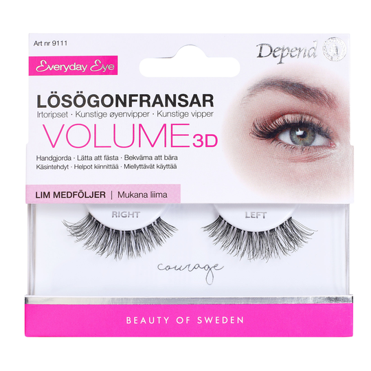 Depend Everyday Eye Lösögonfrans Courage