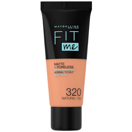 Maybelline Passa Mig Matta + Poreless Fundament - 320 Naturlig Solbränna