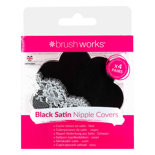 Brushworks Brushworks Accessories Vårtskydd i satin – svart