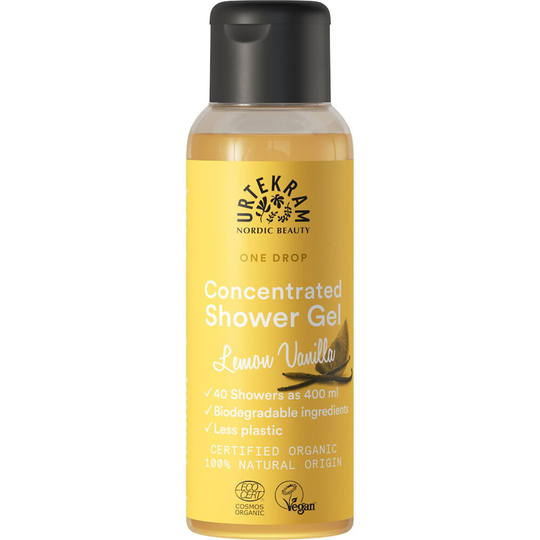 Urtekram Concentrated Shower Gel Lemon Vanilla 100 ml