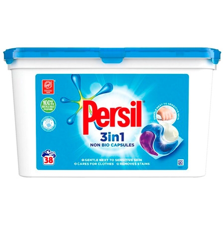 Persil 3in1 Non-Bio Tvättpods - 38 st