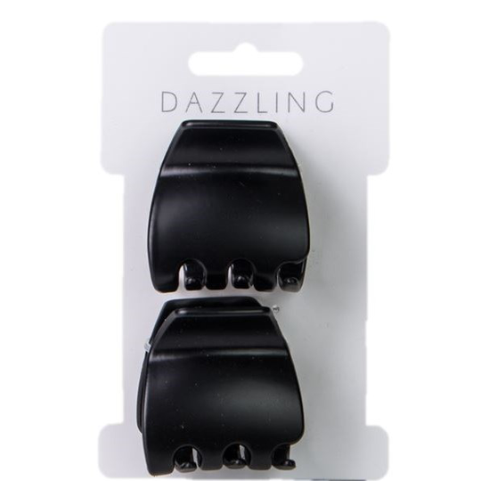 Dazzling Hår 2-pack matta hårklämmor