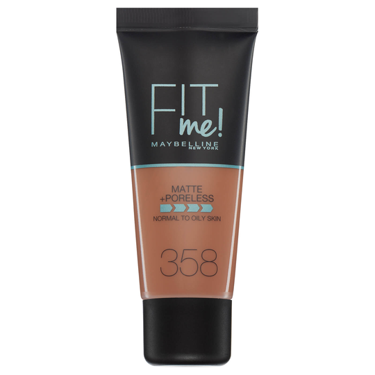 Maybelline Fit Me! Matte & Poreless Foundation 30 ml (olika nyanser) - 358 Latte