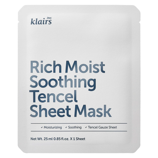Rich Moist Soothing Tencel Facial Sheet Mask 25 ml