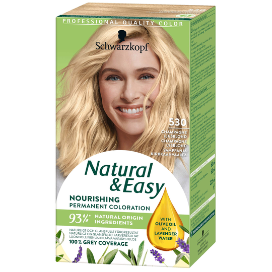 Schwarzkopf Natural & Easy Hair Color 530 Champagne Ljusblond