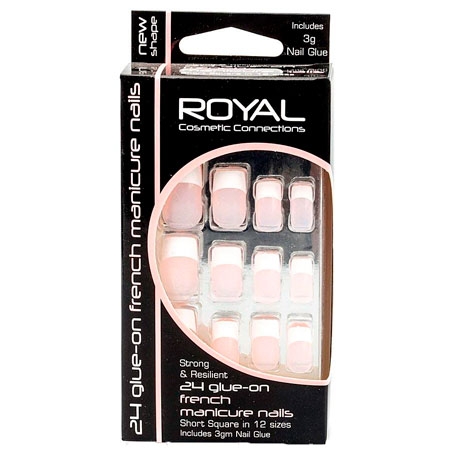 Royal Lösnaglar Fransk Manikyr 24 St
