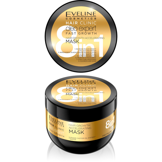 Eveline Cosmetics Oleo Expert Fast Growth Mask 8in1 500 ml