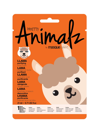 Animalz Llama Sheet Mask