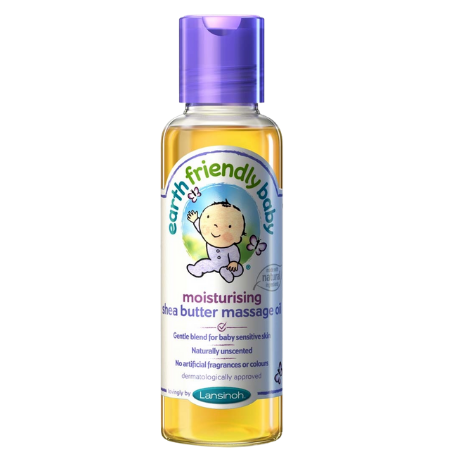 Lansinoh Earth Friendly Baby Sheasmör Massageolja