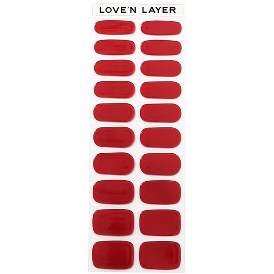 Love'n Layer Dark Days '23 Metallic Holiday Red