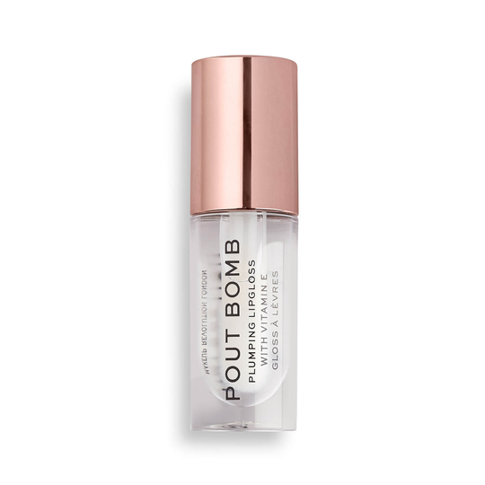 Makeup Revolution Pout Bomb Plumping Gloss (Various Shades) - Glaze