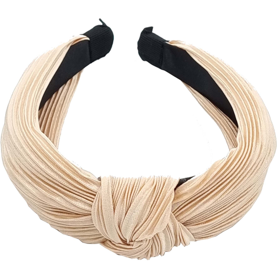 By Lyko Plisserat Knutdiadem Beige