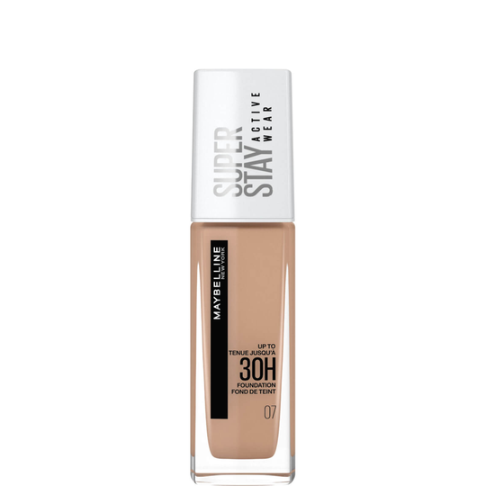 Maybelline Superstay Active Wear Full Coverage 30H Liquid Foundation with Hyaluronic Acid 30ml - 07 Classic Nude