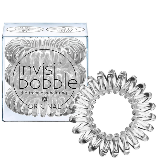 invisibobble Original Hair Tie (3-pack) - Crystal Clear