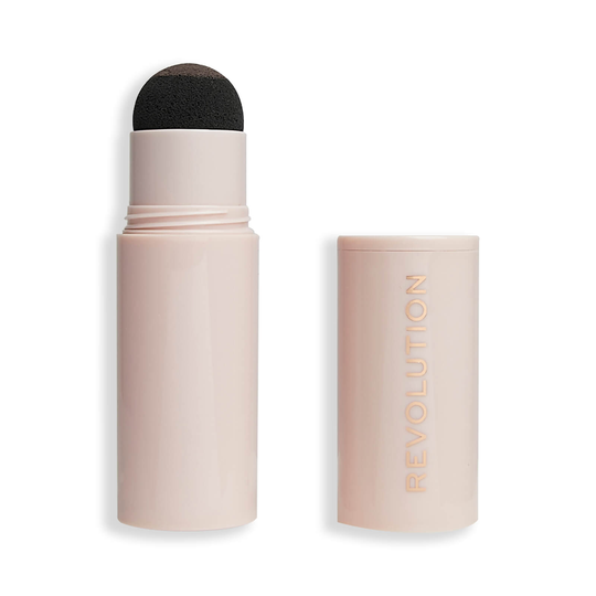 Makeup Revolution Brow Powder Stamp and Stencil Kit (Various Shades) - Dark Brown