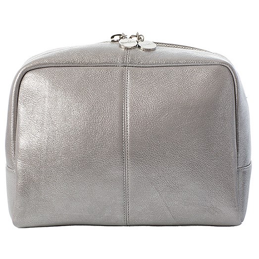LULU'S ACCESSORIES Toilet Bag Leather Lux Inox