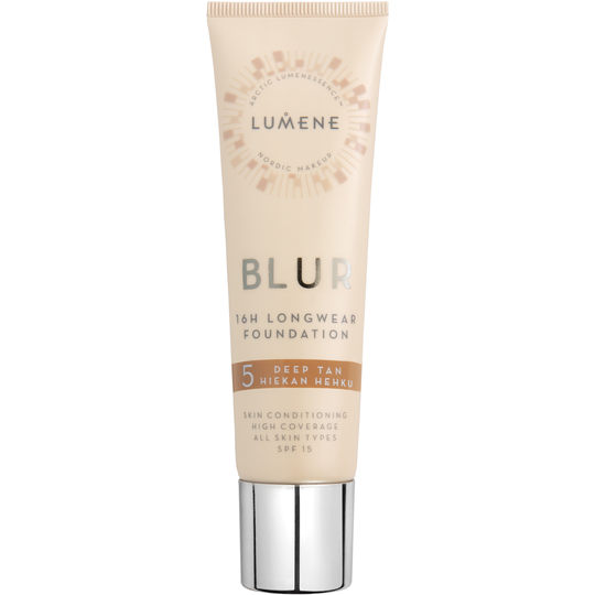 Lumene Blur 16h Longwear Foundation SPF15 5 Deep Tan